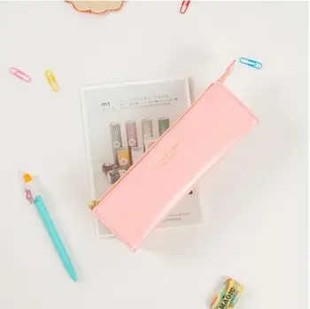 Synthetic leather daily pencil bag brown pink blue navy 20*6.5*5.5cm Korean stationery
Synthetic leather daily pencil bag brown pink blue navy 20*6.5*5.5cm Korean stationery