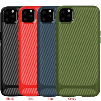 100pcs/lot For iPhone 11 Pro Max 6.5 inch Carbon Fiber Phone Cover For iPhone 11 6.1 11 Pro 5.8 inch Anti-Shock Luxury TPU Case
100pcs/lot For iPhone 11 Pro Max 6.5 inch Carbon Fiber Phone Cover For iPhone 11 6.1 11 Pro 5.8 inch Anti-Shock Luxury TPU Case