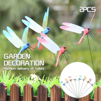 Lifelike Dragonfly Garden Decor 3D Yard Color Random Creative Lawn Decoration Grassland Flowerpot 2PCS Outdoor Artificial
Lifelike Dragonfly Garden Decor 3D Yard Color Random Creative Lawn Decoration Grassland Flowerpot 2PCS Outdoor Artificial