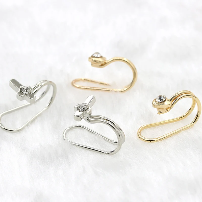 Simple Joker Alloy Moon Heart Earrings For Women Ear Clip U-Shaped Earrings Earless Butterfly Feminine Jewelry Party Wedding
Simple Joker Alloy Moon Heart Earrings For Women Ear Clip U-Shaped Earrings Earless Butterfly Feminine Jewelry Party Wedding
