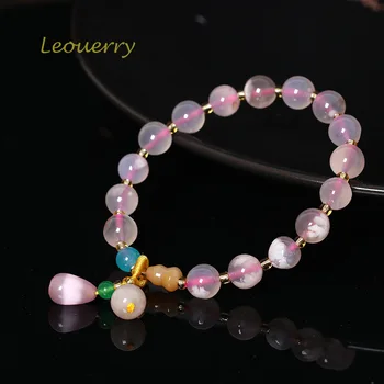 Leouerry Natural Sakura Agate Marine Chalcedony Bracelet Elegant Lucky Natural Stone Bracelet For Women Girls Jewelry
Leouerry Natural Sakura Agate Marine Chalcedony Bracelet Elegant Lucky Natural Stone Bracelet For Women Girls Jewelry