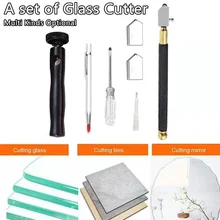 Glass Cutter Set 6-12mm Glass Cutting Tool with Assist Handhold Tool Wheel Blade Antislip Metal Handle DIY Tile Mirror Craft
Glass Cutter Set 6-12mm Glass Cutting Tool with Assist Handhold Tool Wheel Blade Antislip Metal Handle DIY Tile Mirror Craft