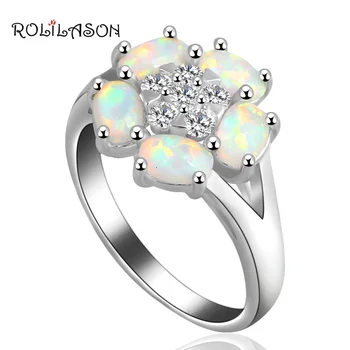 ROLILASON White Flower Wedding rings for women White fire Opal 925 Silver Fashion Jewelry Rings USA SZ #6#7#7.5#8#9 OR702
ROLILASON White Flower Wedding rings for women White fire Opal 925 Silver Fashion Jewelry Rings USA SZ #6#7#7.5#8#9 OR702