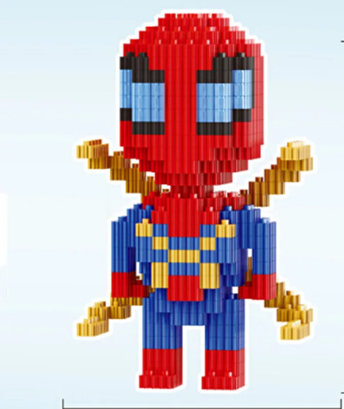 Алмазный герой блок Собранный супер головоломка детская игрушка мальчик 194 |