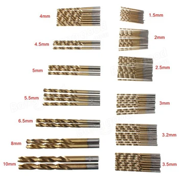 Titanium Coating High Speed Steel 99 Pcs/set Power Tools Equipment Drill Bits
Titanium Coating High Speed Steel 99 Pcs/set Power Tools Equipment Drill Bits