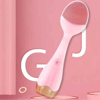 Facial Cleansing Brush Electric Silicone Sonic Face Brush For Makeup,Blackhead Removal,Essence Absorption Face Massager Tool
Facial Cleansing Brush Electric Silicone Sonic Face Brush For Makeup,Blackhead Removal,Essence Absorption Face Massager Tool