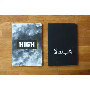 High Notes, Fuck Off, Set of 2 Blank Book, Black and White Stationery, A5 Notebook for Writing, Slim Journal, Smoke Illustrated
High Notes, Fuck Off, Set of 2 Blank Book, Black and White Stationery, A5 Notebook for Writing, Slim Journal, Smoke Illustrated