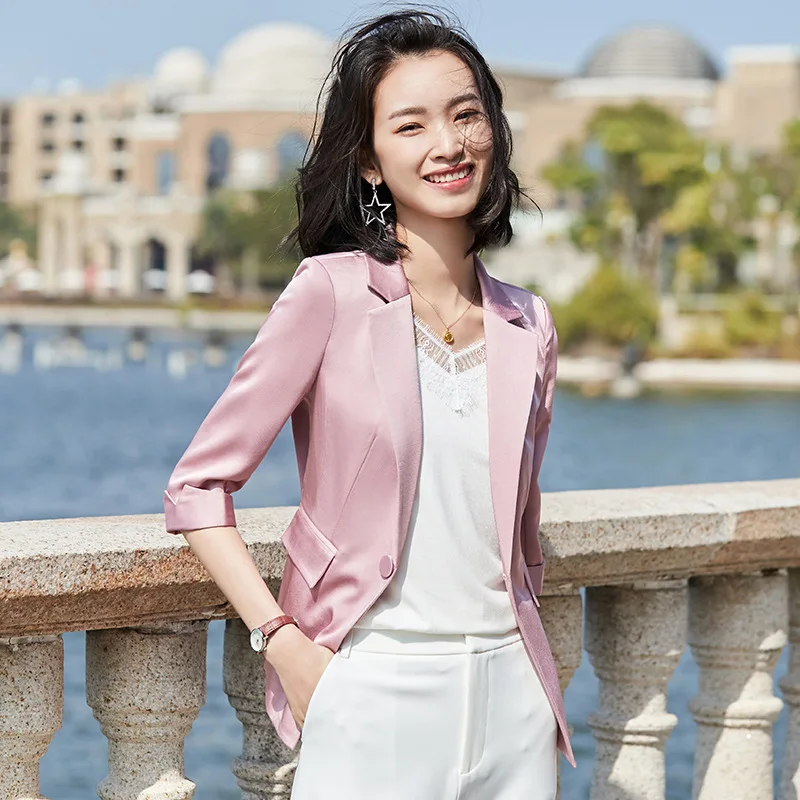 New Style Small Suit Coat Women's 2020 Spring Korean-style Elegant Slim Fit Slimming Leisure Suit Coat Yzh8821
New Style Small Suit Coat Women's 2020 Spring Korean-style Elegant Slim Fit Slimming Leisure Suit Coat Yzh8821