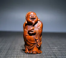 3" Chinese Folk Collection Seikos Small Leaf Boxwood Landlord wealth rich man representative of the rich Gather fortune office 
3" Chinese Folk Collection Seikos Small Leaf Boxwood Landlord wealth rich man representative of the rich Gather fortune office