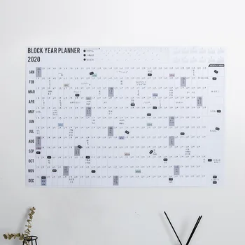 Calendar 2020 with 6 Pcs Stickers Countdown Block Year Planner Daily Plan Paper Wall Calendar Stickers for Office School Home
Calendar 2020 with 6 Pcs Stickers Countdown Block Year Planner Daily Plan Paper Wall Calendar Stickers for Office School Home
