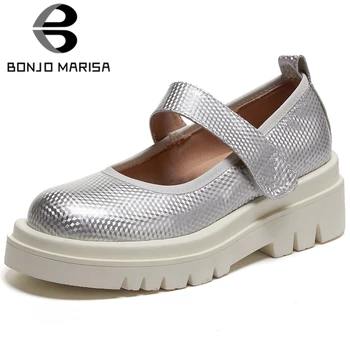 BONJOMARISA Ladies Elegant Casual Genuine Leather Brand Dress Platform Pumps Women High Heels Date Shoes Woman
BONJOMARISA Ladies Elegant Casual Genuine Leather Brand Dress Platform Pumps Women High Heels Date Shoes Woman
