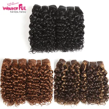 Jerry Curl Human Hair 3Pcs/lot Brazilian Remy Hair Weave Bundles 1B red 27 P4/30 Color Hair Extension For Women Can Make A Wig
Jerry Curl Human Hair 3Pcs/lot Brazilian Remy Hair Weave Bundles 1B red 27 P4/30 Color Hair Extension For Women Can Make A Wig