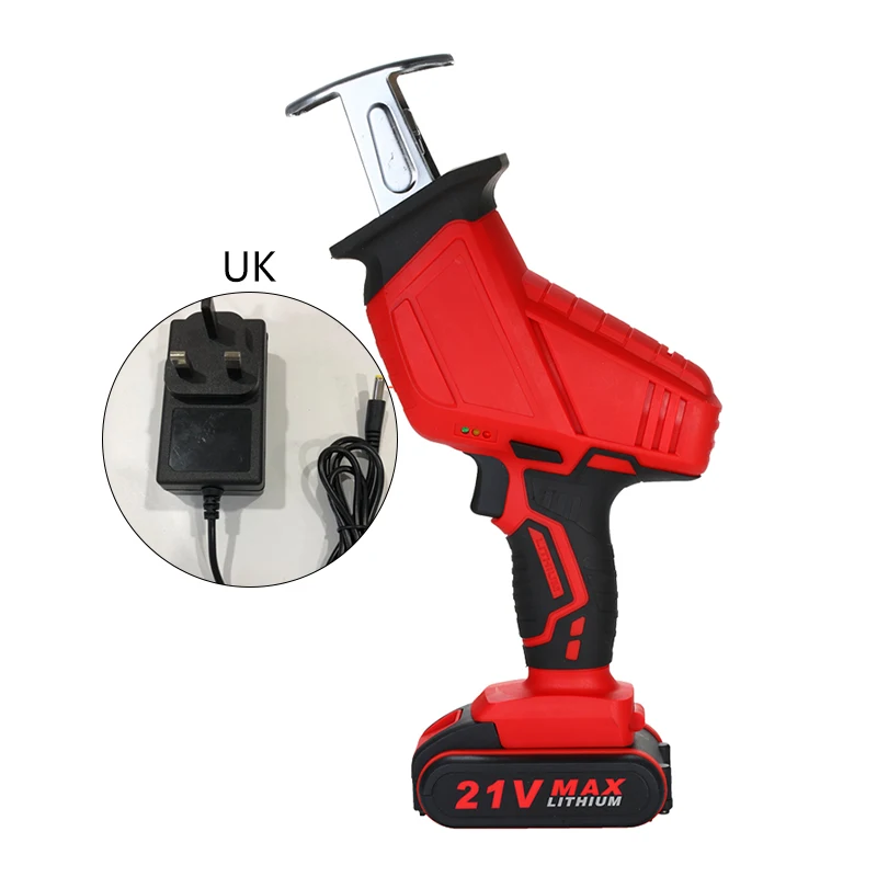 1pcs Chainsaw+1pcs Charger+1pcs Battery 21V 3500mAh Rechargeable Lithium Reciprocating Chainsaw UK/US/AU/EU Plug
1pcs Chainsaw+1pcs Charger+1pcs Battery 21V 3500mAh Rechargeable Lithium Reciprocating Chainsaw UK/US/AU/EU Plug