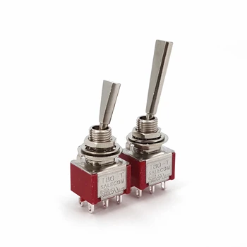 SH T80-T Series Flat Handle 6Pin DPDT Panel Mount Mini Toggle Switch For RC Model Remote Controlller
SH T80-T Series Flat Handle 6Pin DPDT Panel Mount Mini Toggle Switch For RC Model Remote Controlller