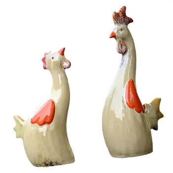 2pcs Wedding Gifts Chicken Pottery Ceramic Landscaping Crafts Creative Animal Model Adorable Layout for Home Outdoor Garden Offi
2pcs Wedding Gifts Chicken Pottery Ceramic Landscaping Crafts Creative Animal Model Adorable Layout for Home Outdoor Garden Offi