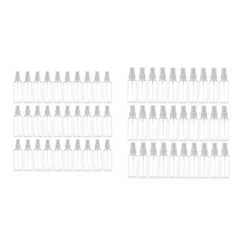 60Pcs Transparent Empty Spray Bottles Plastic Mini Refillable Container Empty Cosmetic Containers 100Ml & 50Ml
60Pcs Transparent Empty Spray Bottles Plastic Mini Refillable Container Empty Cosmetic Containers 100Ml & 50Ml