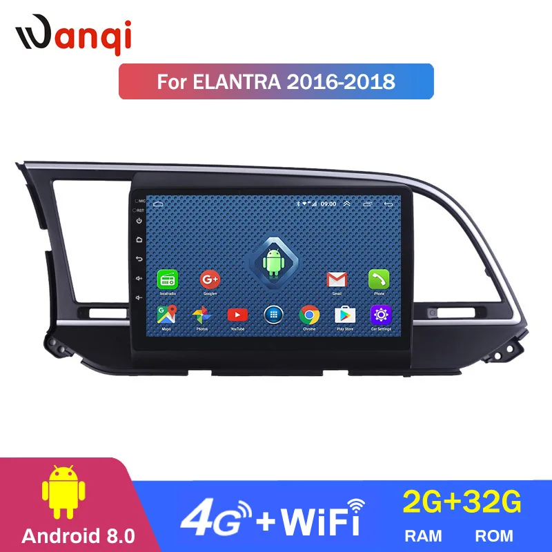 wanqi 4G Lte All Netcom 9 inch Android 8.0 Car Multimedia Player GPS Navigation for Hyundai Elantra 2016-2018 with BT WiFi
wanqi 4G Lte All Netcom 9 inch Android 8.0 Car Multimedia Player GPS Navigation for Hyundai Elantra 2016-2018 with BT WiFi