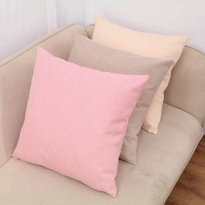 Thick Nordic Simple Solid Color Linen Pillow Pillow Case Cushion Cover Car Cushion
Thick Nordic Simple Solid Color Linen Pillow Pillow Case Cushion Cover Car Cushion
