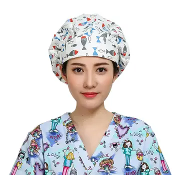 Cotton Strap Hat Creative Fish Printed Cap Operating Room Working Cap for Doctor Nurse
Cotton Strap Hat Creative Fish Printed Cap Operating Room Working Cap for Doctor Nurse