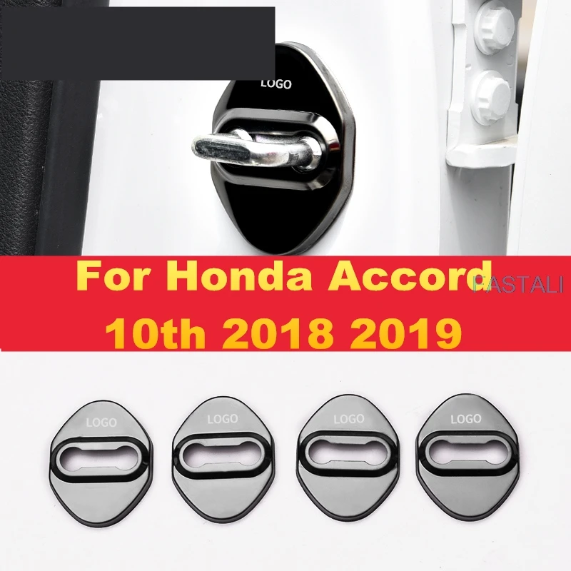 Для Honda Accord 10th 2018 2019 Автомобильная защита для дверного замка крышка анти-покрытие