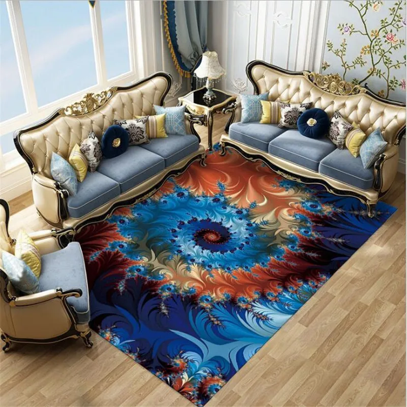 

Vortex psychedelic Fashion Soft Flannel Lion 3D Printed Rugs Mat Rugs Anti-slip Large Rug Carpet Home Decoration 09