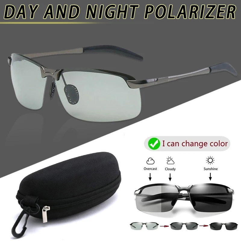 Солнцезащитные очки Brainart мужские фотохромные с поляризованными линзами для