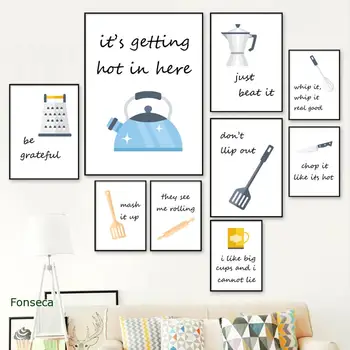Cartoon Kitchenware Quotes Canvas Paintings Nordic Style Poster Wall Art Pictures Printed Modular Home Decor For Restaurant
Cartoon Kitchenware Quotes Canvas Paintings Nordic Style Poster Wall Art Pictures Printed Modular Home Decor For Restaurant