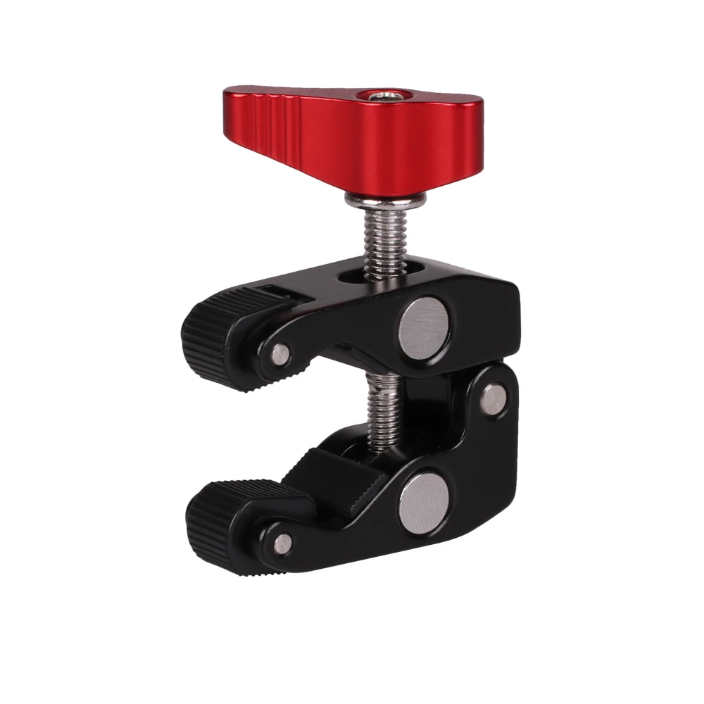 Multi-functional Camera Super Clamp with 1/4'' and 3/8'' Screw for Magic Arm Camera DSLR Flash Light Monitor Video Ring Light
Multi-functional Camera Super Clamp with 1/4'' and 3/8'' Screw for Magic Arm Camera DSLR Flash Light Monitor Video Ring Light