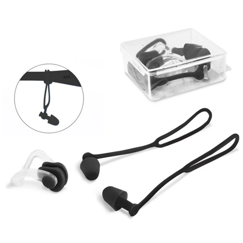 2019 Waterproof Soft Swimming Earplugs Nose Clip Case Protective Prevent Water Protection Ear Plug Soft Silicone Swimming Dive
2019 Waterproof Soft Swimming Earplugs Nose Clip Case Protective Prevent Water Protection Ear Plug Soft Silicone Swimming Dive