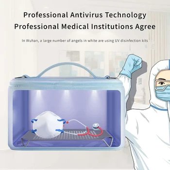 Portable 12 LED UV Sterilizer Storage Box Bag Feeding Bottle Mask Toothbrush Ultraviolet Disinfection Germicidal Carrying Case
Portable 12 LED UV Sterilizer Storage Box Bag Feeding Bottle Mask Toothbrush Ultraviolet Disinfection Germicidal Carrying Case