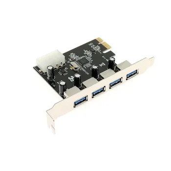 4 Port PCI-E to USB 3.0 HUB PCI Express Expansion Card Adapter 5 Gbps Speed Top F826
4 Port PCI-E to USB 3.0 HUB PCI Express Expansion Card Adapter 5 Gbps Speed Top F826
