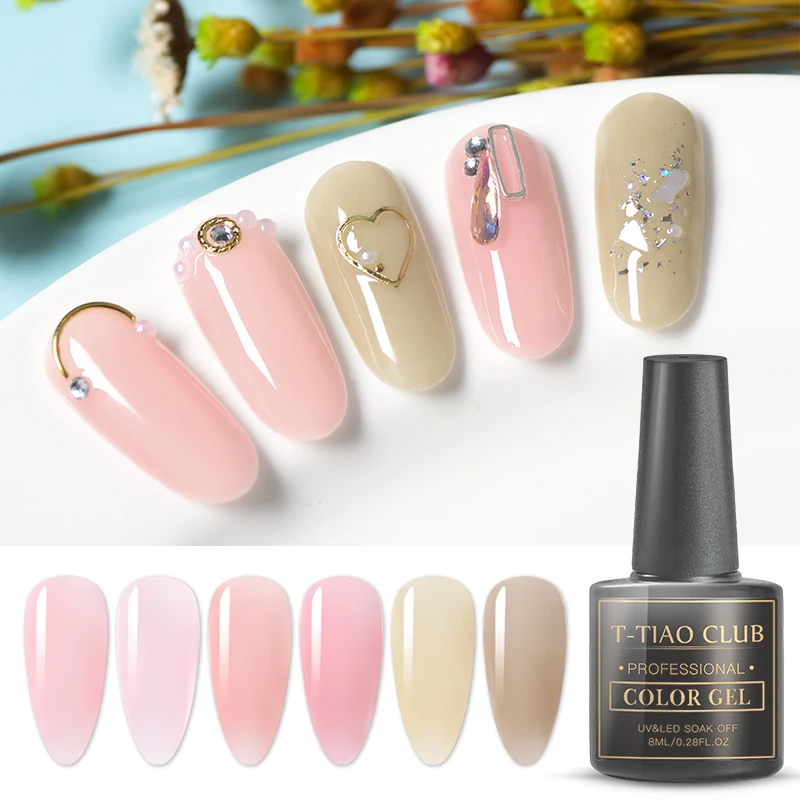 8ml Pink Jelly Color Nail Gel Nails Polish Set All For Manicure Semi Permanent Soak Off Top Coat UV LED Gel Varnish Nail Art
8ml Pink Jelly Color Nail Gel Nails Polish Set All For Manicure Semi Permanent Soak Off Top Coat UV LED Gel Varnish Nail Art