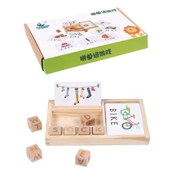 Wooden Educational Toys Learning Matching Letter Games and Develops Alphabet Wor
Wooden Educational Toys Learning Matching Letter Games and Develops Alphabet Wor