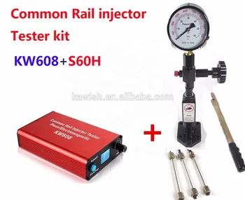 Common rail injector tester KW608 multifunction diesel USB Injector tester + S60H Common Rail Injector Nozzle tester
Common rail injector tester KW608 multifunction diesel USB Injector tester + S60H Common Rail Injector Nozzle tester