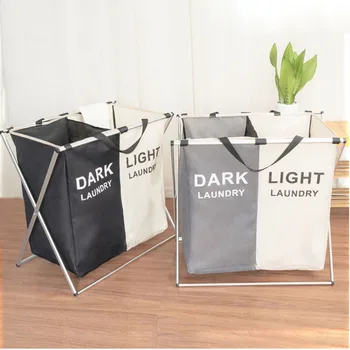 Foldable Laundry Basket Organizer For Dirty Clothes Laundry Hamper large sorter Two Or Three Grids Collapsible Folding Basket
Foldable Laundry Basket Organizer For Dirty Clothes Laundry Hamper large sorter Two Or Three Grids Collapsible Folding Basket