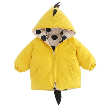New 1-3 year old boy cartoon cotton jacket baby girl dinosaur dot double-sided cotton coat
New 1-3 year old boy cartoon cotton jacket baby girl dinosaur dot double-sided cotton coat