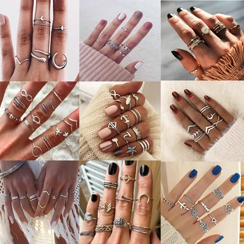 YWZIXLN Boho Women Rings Set Moon Arrow Hand Decor Ring Vintage Silver Color Midi Ring Set Charm Lady Lover Gift Wholesale J022 
YWZIXLN Boho Women Rings Set Moon Arrow Hand Decor Ring Vintage Silver Color Midi Ring Set Charm Lady Lover Gift Wholesale J022
