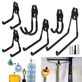 6pcs Wall Mount Garage Bike Hanger Hook Heavy Duty Metal Hooks Garden Bathroom Organizer Hooks Kitchen Storage Tools With Screws
6pcs Wall Mount Garage Bike Hanger Hook Heavy Duty Metal Hooks Garden Bathroom Organizer Hooks Kitchen Storage Tools With Screws