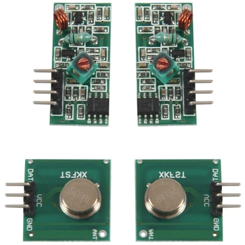 WSFS Hot 2SET 433Mhz RF Transmitter and Receiver Module link kit for Arduino
WSFS Hot 2SET 433Mhz RF Transmitter and Receiver Module link kit for Arduino