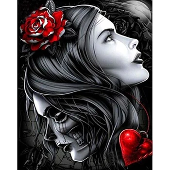 NEW-Full Drill 5D Diamond Painting Beauty And Skull Embroidery Cross Stitch Kit Nice
NEW-Full Drill 5D Diamond Painting Beauty And Skull Embroidery Cross Stitch Kit Nice