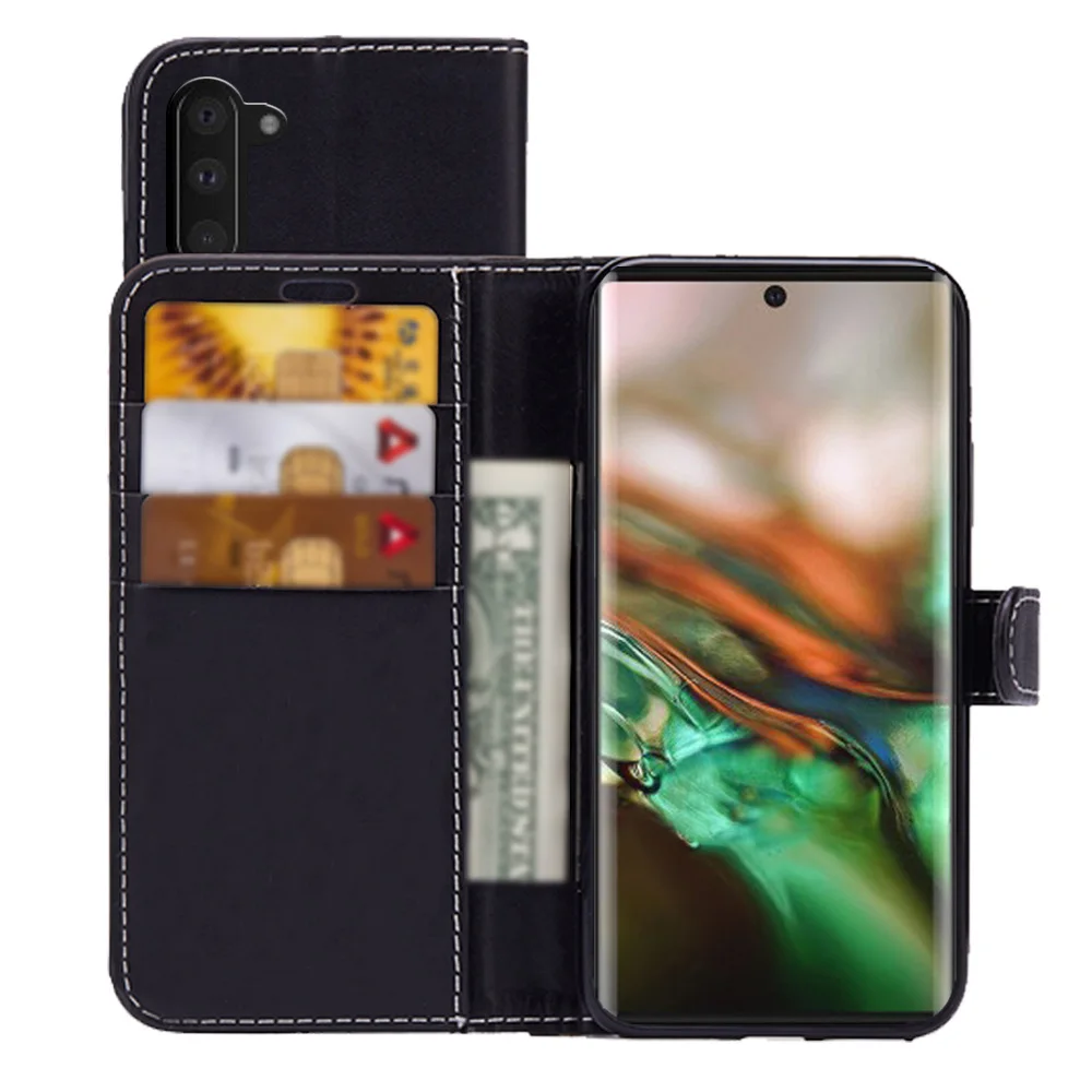 Leather Wallet Card Flip Case Protector Cover Black For Samsung Galaxy Note 10 Protector Phone Case Cover Shell
Leather Wallet Card Flip Case Protector Cover Black For Samsung Galaxy Note 10 Protector Phone Case Cover Shell