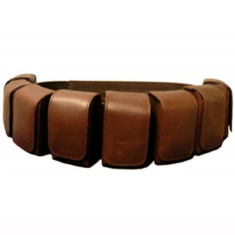 Steampunk Bandolier Cartridge Ammo Belt Bag Leather Bullet Pouch Bo Katan Bounty Hunter Ba Fett Fanny Pack Cosplay For Women Men
Steampunk Bandolier Cartridge Ammo Belt Bag Leather Bullet Pouch Bo Katan Bounty Hunter Ba Fett Fanny Pack Cosplay For Women Men