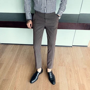 Fashion trend h2020 autumn and winter British men's slim feet trousers Korean trend dark grain casual pants men
Fashion trend h2020 autumn and winter British men's slim feet trousers Korean trend dark grain casual pants men