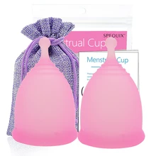 

SPEQUIX 2pcs Medical Grade Silicone Copa Menstrual Cup Collector Women Period Cups Dropshipping