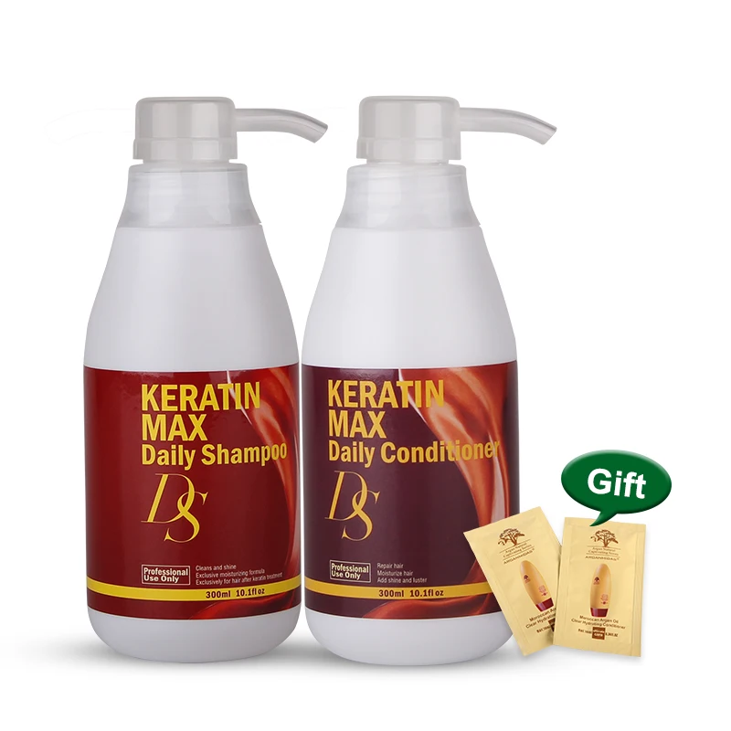 DS Max Deep Cleaning Keratin Treatment Daily Shampoo and Daily Conditioner Care and Repair Professional After Straighten Hair
DS Max Deep Cleaning Keratin Treatment Daily Shampoo and Daily Conditioner Care and Repair Professional After Straighten Hair