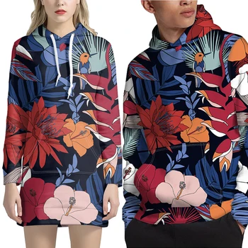 FORUDESIGNS New Men Women Hoodies Flower Pattern Couple Wear Long sleeve Pullover With hat Sweatshirt dress For Male lady Teen
FORUDESIGNS New Men Women Hoodies Flower Pattern Couple Wear Long sleeve Pullover With hat Sweatshirt dress For Male lady Teen