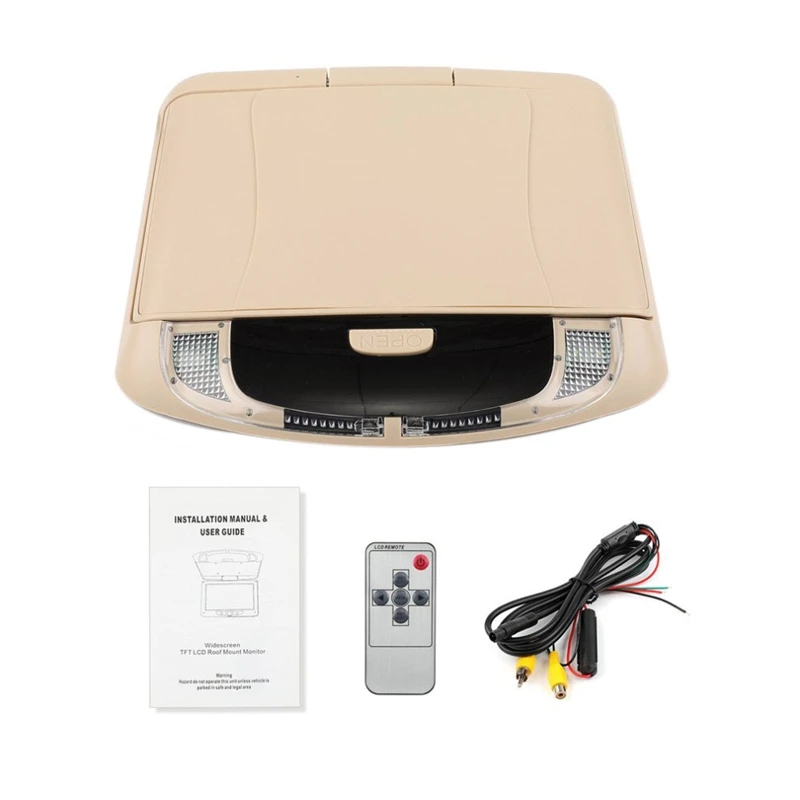 9 Inch Car Hd Digital Lcd Display Roof Lcd Color Display Flip Screen Ceiling Ceiling Display Beige
9 Inch Car Hd Digital Lcd Display Roof Lcd Color Display Flip Screen Ceiling Ceiling Display Beige