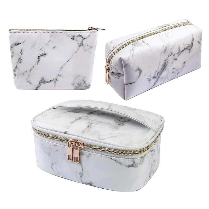 3 Piece Set Cosmetic Bag Portable Travel Cosmetic Bag Waterproof Storage Bag Multifunction Bag with Gold Zipper Marble Wash Bag
3 Piece Set Cosmetic Bag Portable Travel Cosmetic Bag Waterproof Storage Bag Multifunction Bag with Gold Zipper Marble Wash Bag