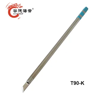 Gudhep New version T12 Soldering Iron Tips T90-K Replacement Welding Tips for Soldering Rework Station
Gudhep New version T12 Soldering Iron Tips T90-K Replacement Welding Tips for Soldering Rework Station