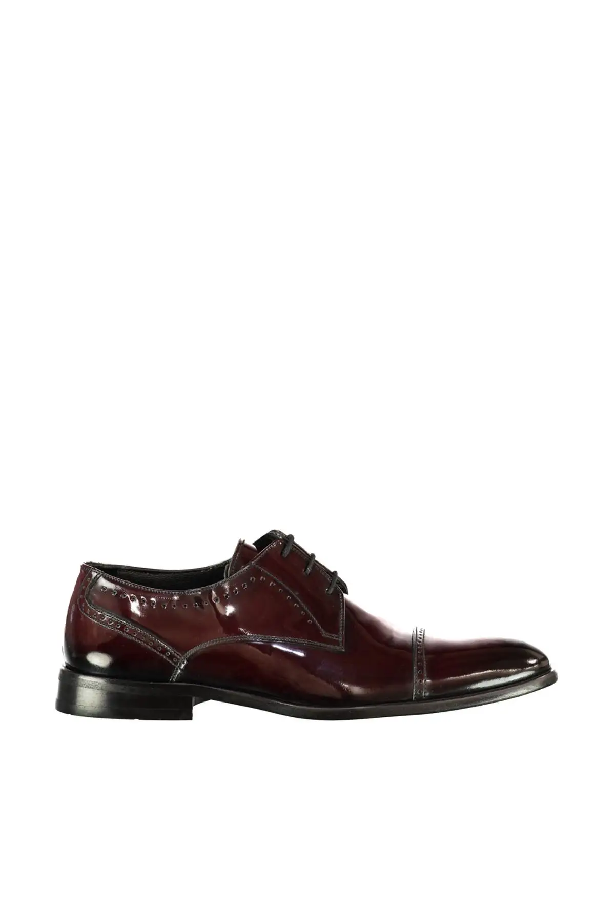 Фото Derimod бордовые мужские туфли | Обувь